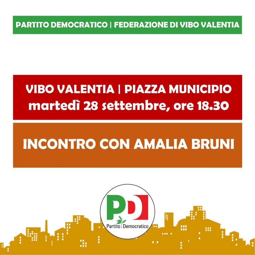 Elezioni regionali, domani Amalia Bruni sarà a Vibo per incontrare i cittadini