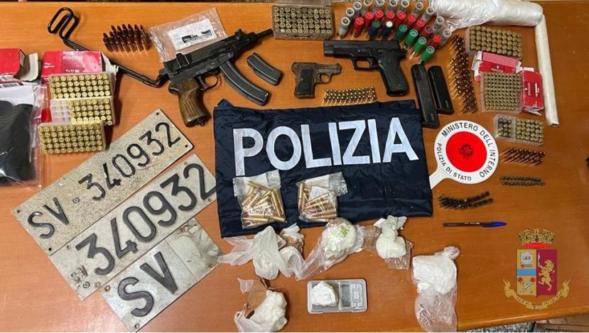 Armi e droga trovati in un nascondiglio sotterraneo nelle Preserre