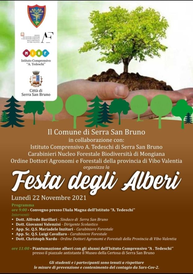 Serra, lunedì la Giornata nazionale degli alberi
