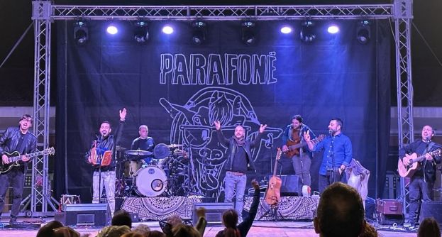 I Parafoné sul palco di Villa Ada a Roma per il Womad festival