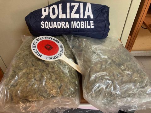 Marijuana e cocaina, due arresti