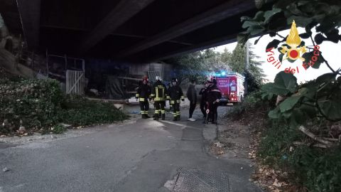 Esplosione sotto un viadotto della tangenziale, due feriti a Catanzaro