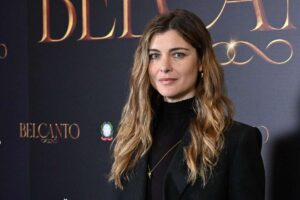 vittoria puccini alla presentazione di belcanto