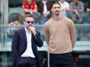 furlani e ibrahimovic in panchina